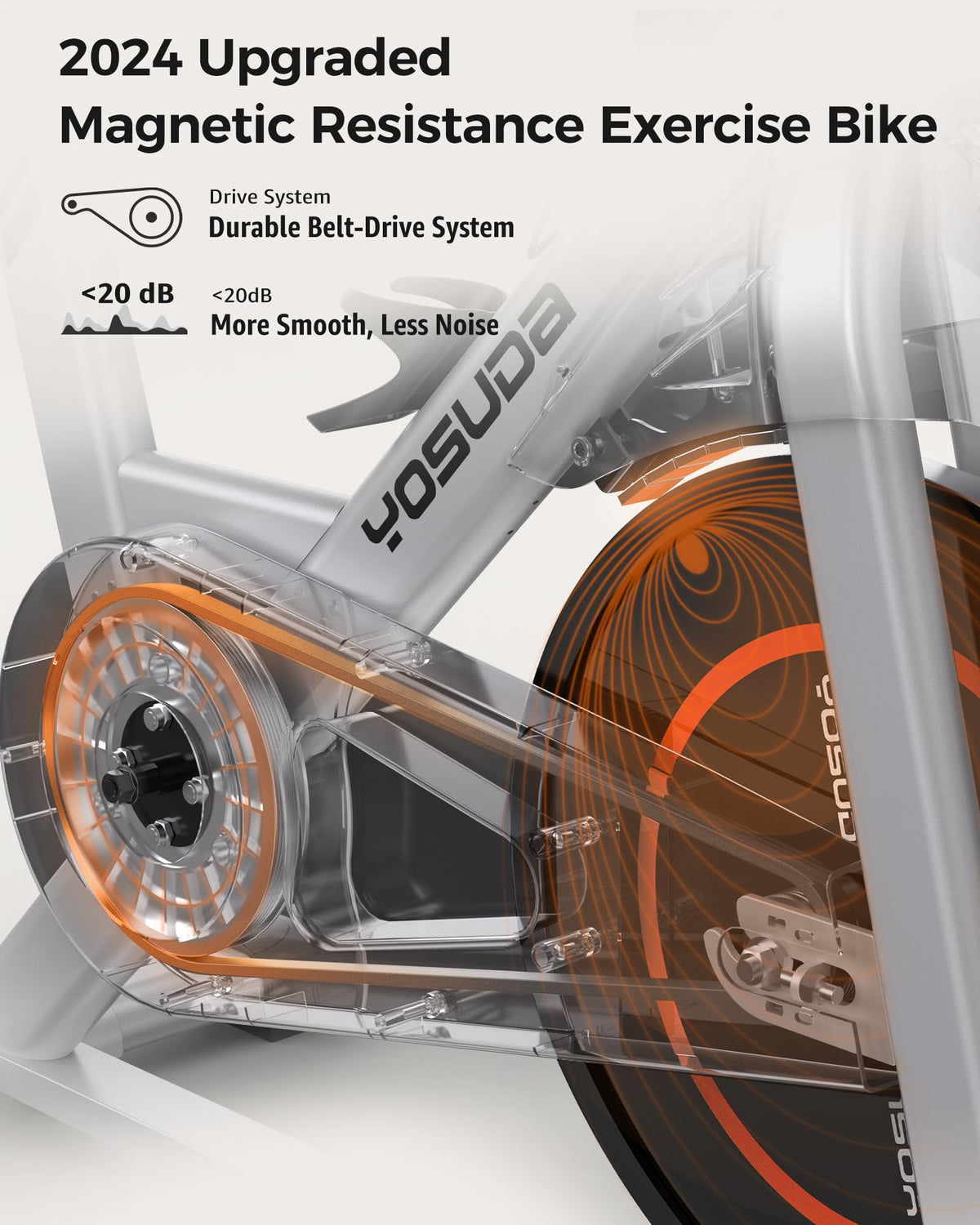 YOSUDA Indoor Cycling Magnetic Stationary