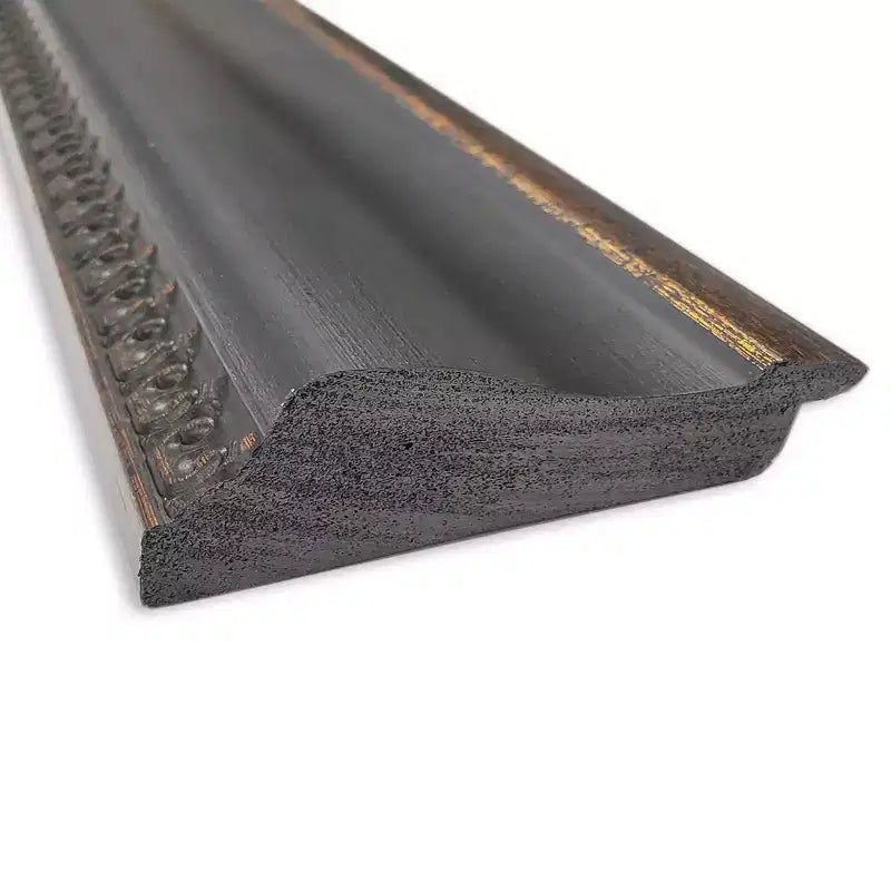 32" x 32" Non-Beveled Thomas Black Bronze Bathroom Wall Mirror - Amanti Art: Modern Square Polystyrene Frame, Includes Mount Hardware
