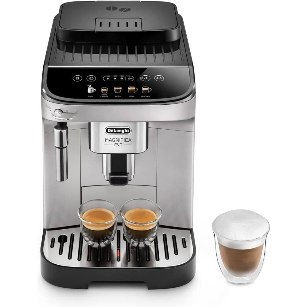 De'Longhi Magnifica Evo Machine a Café Grain ECAM292.33.SB, Machine Expresso et Cappucino, Argent [Exclusif Amazon], Cafè : Cuisine et Maison