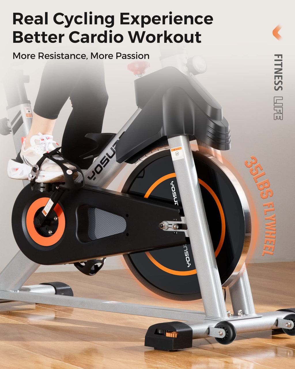 YOSUDA Indoor Cycling Magnetic Stationary