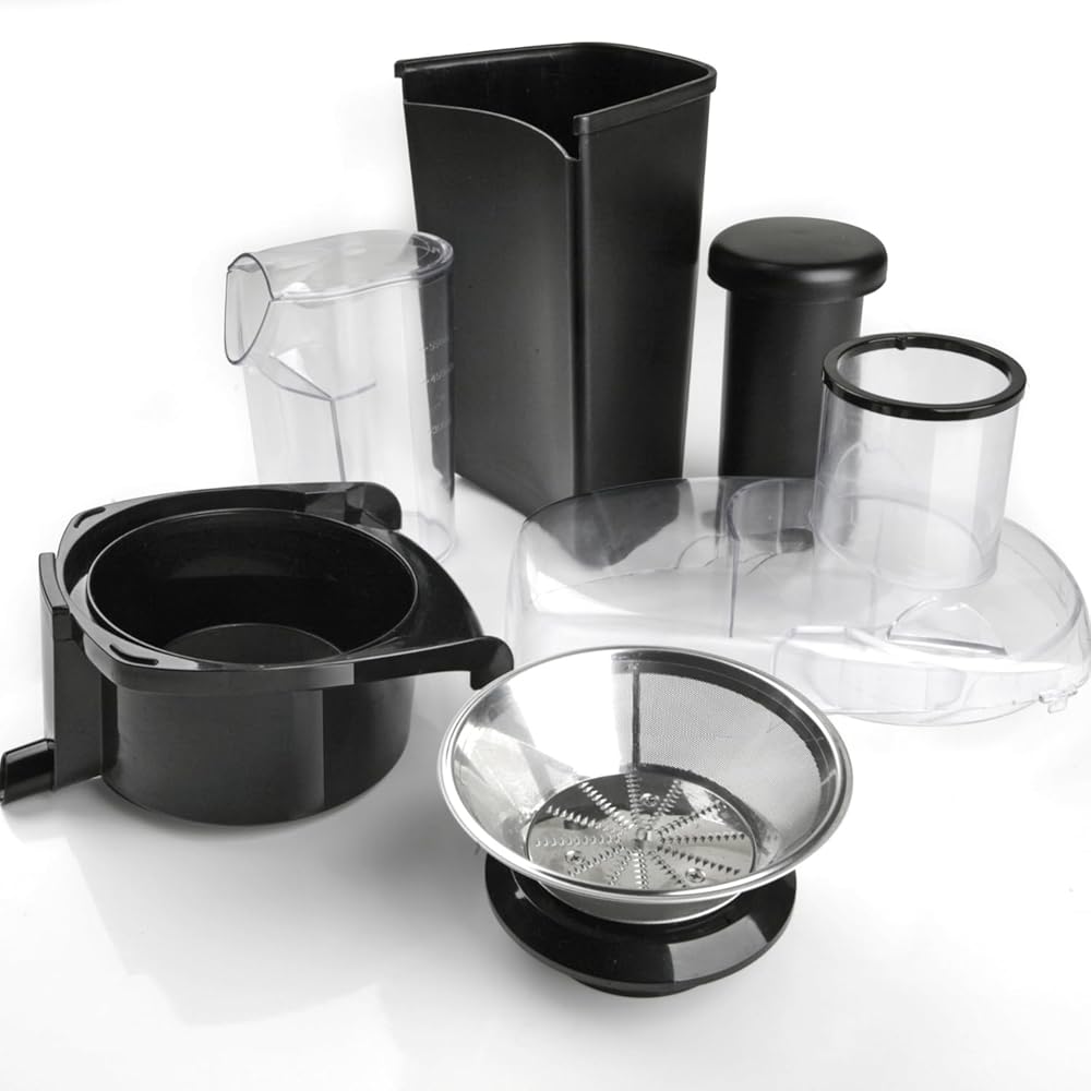 BLACK + DECKER BXJE600E - Centrifugeuse - 600 W - 2 Vitesses - Acier Inoxydable - Gris : Cuisine et Maison
