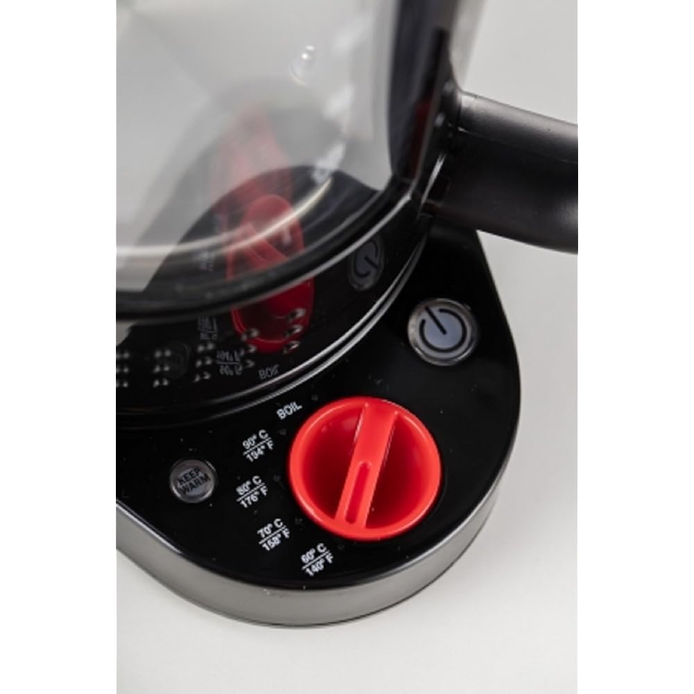 Bodum - 11659-01EURO - Bistro - Bouilloire Electrique - Double Paroi - Température Réglable - 1,1 L - Noir : Cuisine et Maison