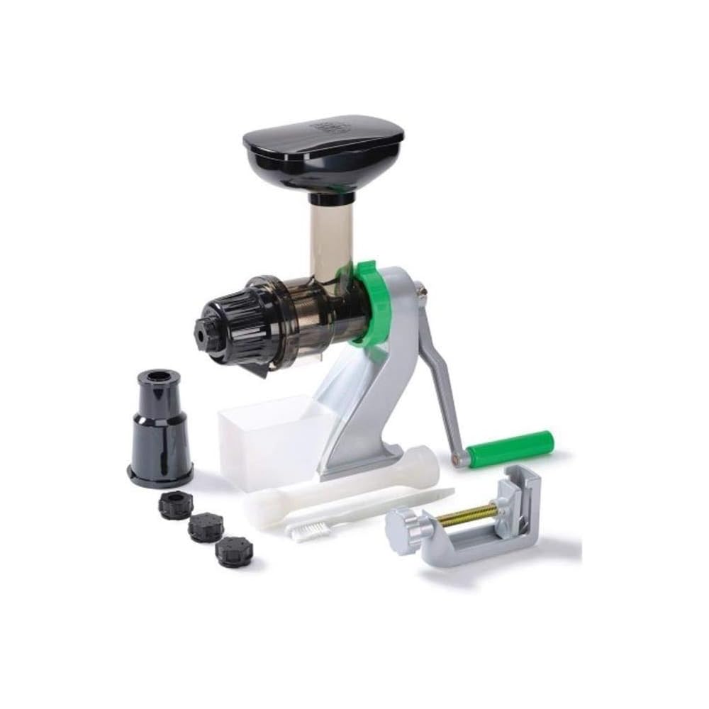 Tribest Z-Star 710 Extracteur de Jus Manuel sans Bisphénol A, Argenté : Cuisine et Maison