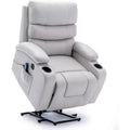 EROMMY PU Leather Recliner Lift Chair with Massage and Heat