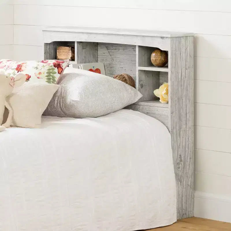 HomeStock Twin Bookcase Headboard (39'') with Storage