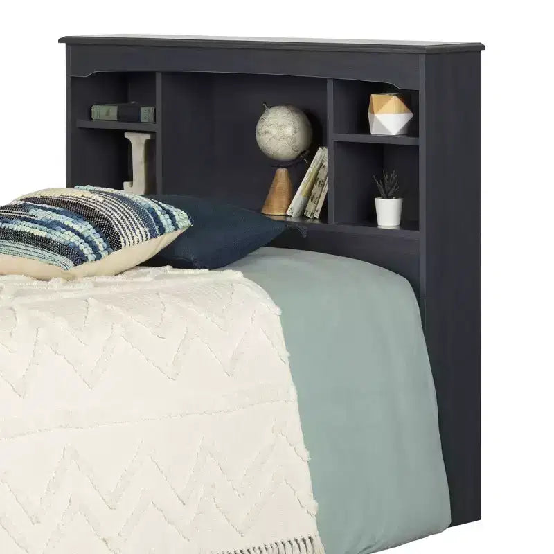 HomeStock Twin Bookcase Headboard (39'') with Storage