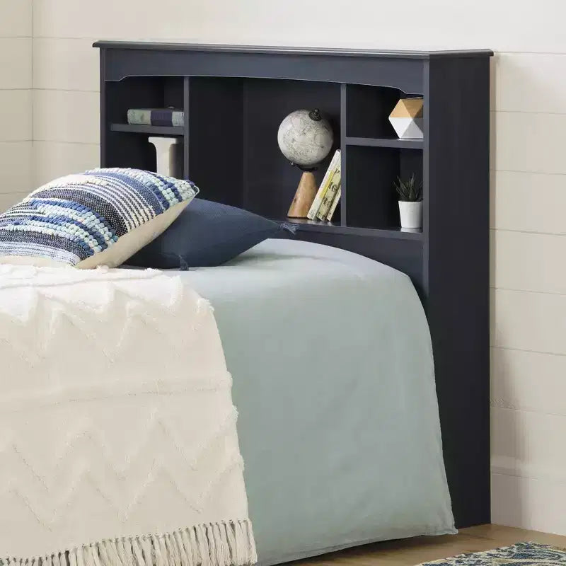 HomeStock Twin Bookcase Headboard (39'') with Storage