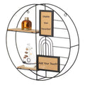 Vintiquewise Modern Decorative Wall Shelf - Stylish Multi-Functional Metal Display
