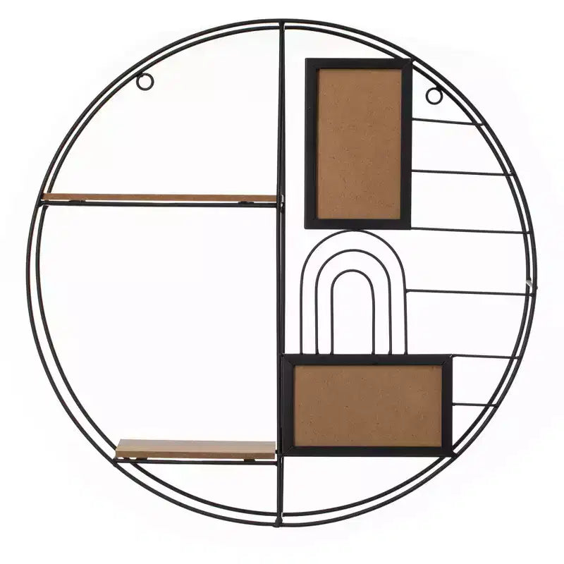 Vintiquewise Modern Decorative Wall Shelf - Stylish Multi-Functional Metal Display
