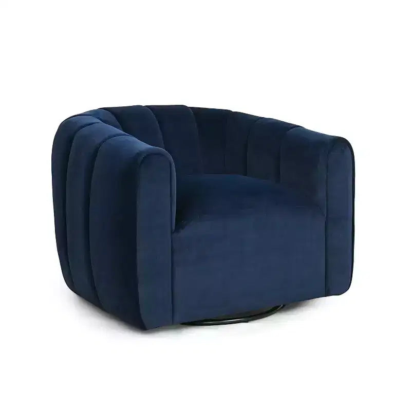 Christopher Knight Home Zarabel Indoor Modern Upholstered Swivel Accent Barrel Club Chair