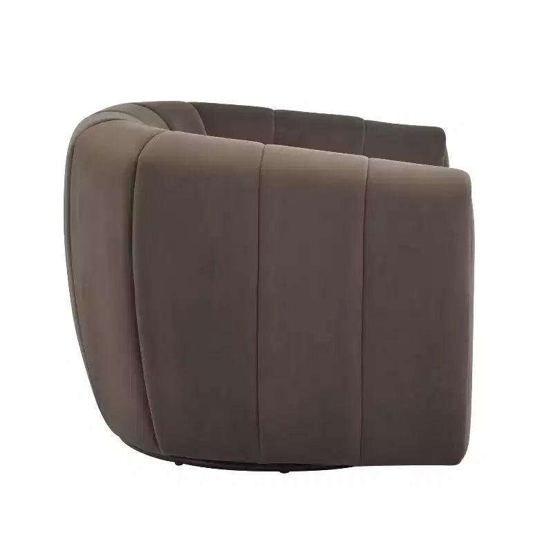 Christopher Knight Home Zarabel Indoor Modern Upholstered Swivel Accent Barrel Club Chair