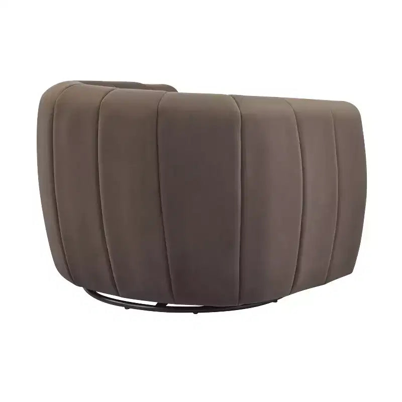 Christopher Knight Home Zarabel Indoor Modern Upholstered Swivel Accent Barrel Club Chair