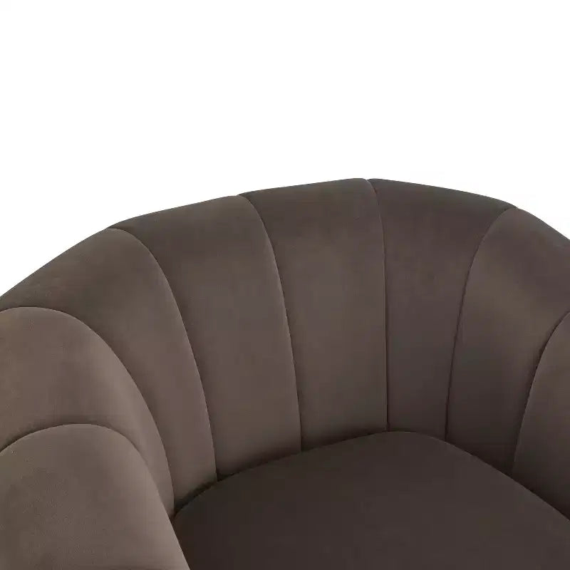 Christopher Knight Home Zarabel Indoor Modern Upholstered Swivel Accent Barrel Club Chair