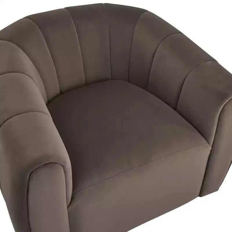 Christopher Knight Home Zarabel Indoor Modern Upholstered Swivel Accent Barrel Club Chair