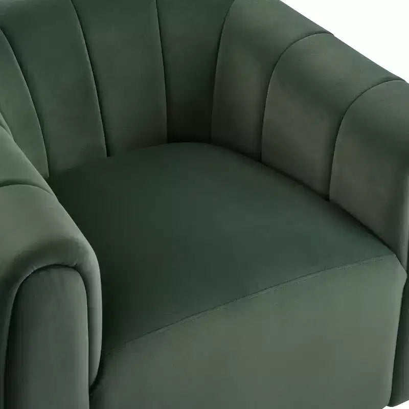 Christopher Knight Home Zarabel Indoor Modern Upholstered Swivel Accent Barrel Club Chair