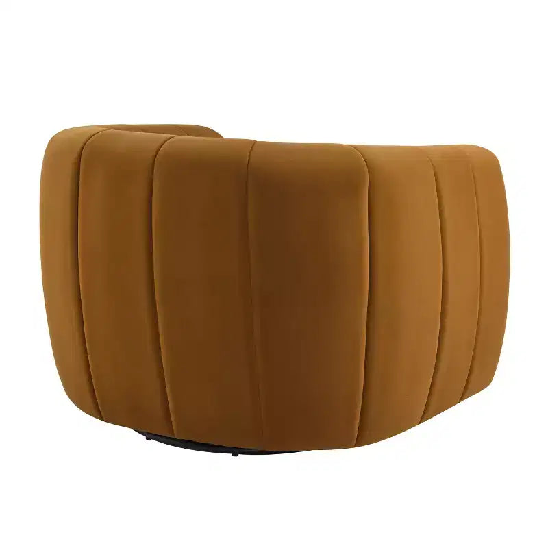 Christopher Knight Home Zarabel Indoor Modern Upholstered Swivel Accent Barrel Club Chair
