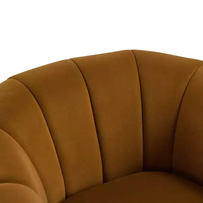 Christopher Knight Home Zarabel Indoor Modern Upholstered Swivel Accent Barrel Club Chair