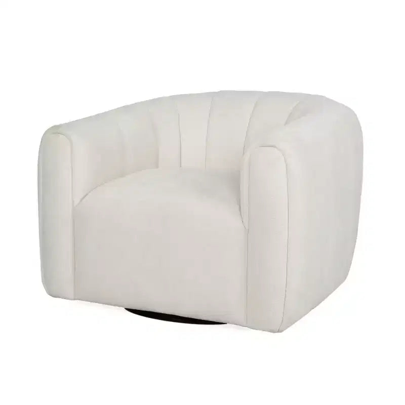Christopher Knight Home Zarabel Indoor Modern Upholstered Swivel Accent Barrel Club Chair