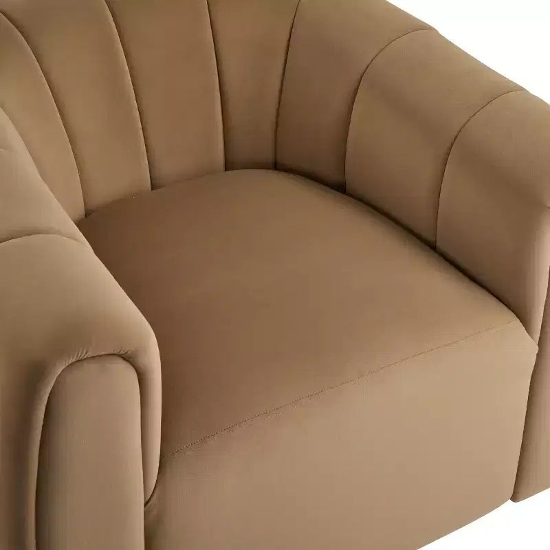 Christopher Knight Home Zarabel Indoor Modern Upholstered Swivel Accent Barrel Club Chair