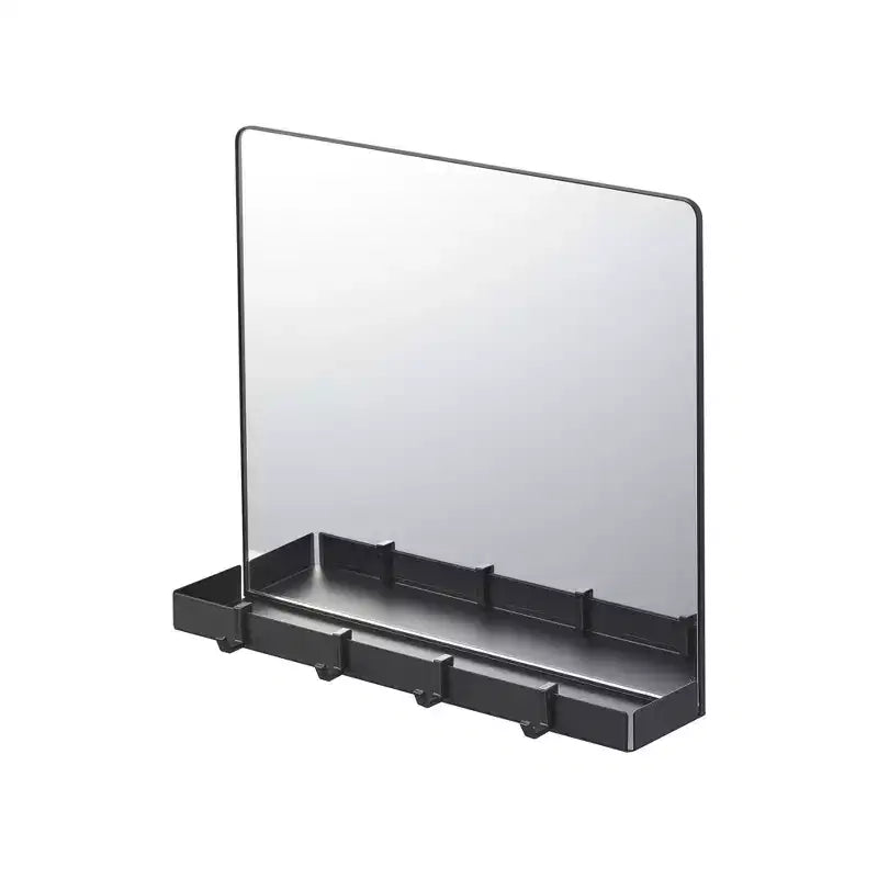 Yamazaki Home - Magnetic Mirror with Storage Rack - Glass