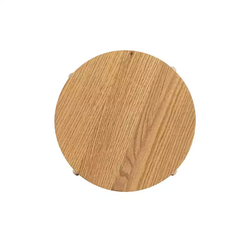 Jennifer Taylor Home Spencer Minimalist Oak Wood Adjustable Bar Counter Stool, Walnut Brown Oak Wood