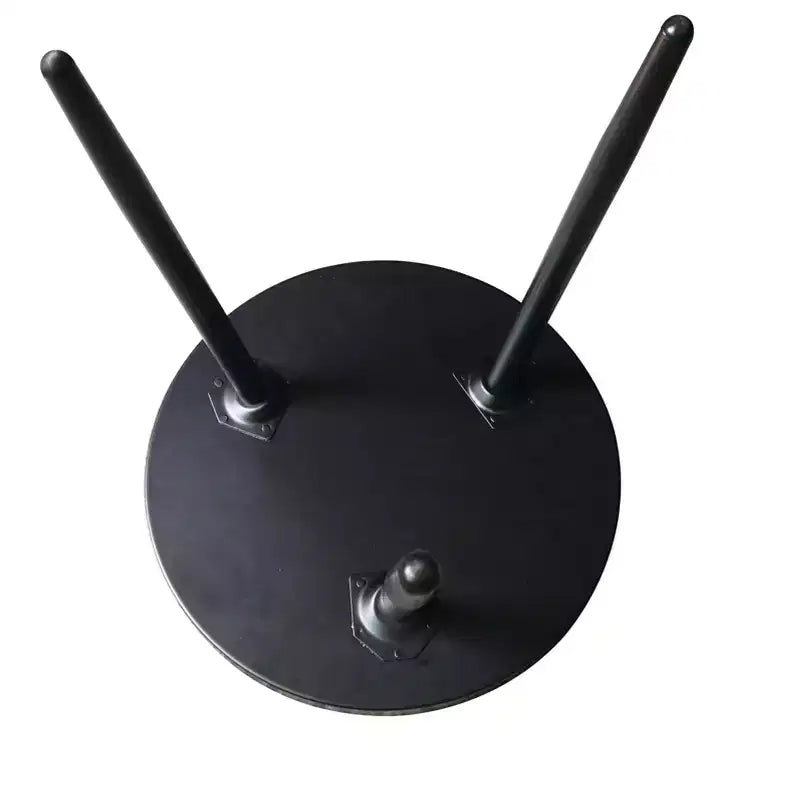 Kings Brand Furniture Whelan Round Metal Side Accent End Table, Nightstand Accent Table, Black