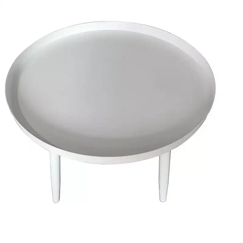 Kings Brand Furniture Whelan Round Metal Side Accent End Table, Nightstand Accent Table, Black