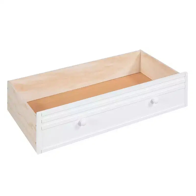 Whisen Twin over Twin Bunk Bed with Storage Staircase, Slide and Drawers, Desk with Drawers and Shelves