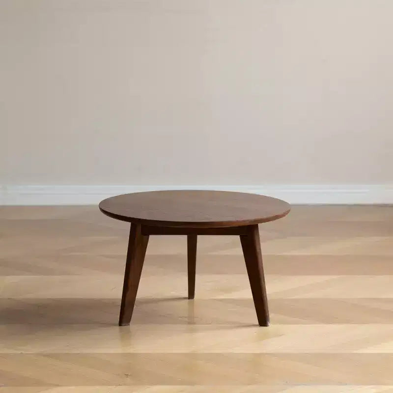 Mayeerty Coffee Table with Shelf Solid Wood Top Board Coffee table