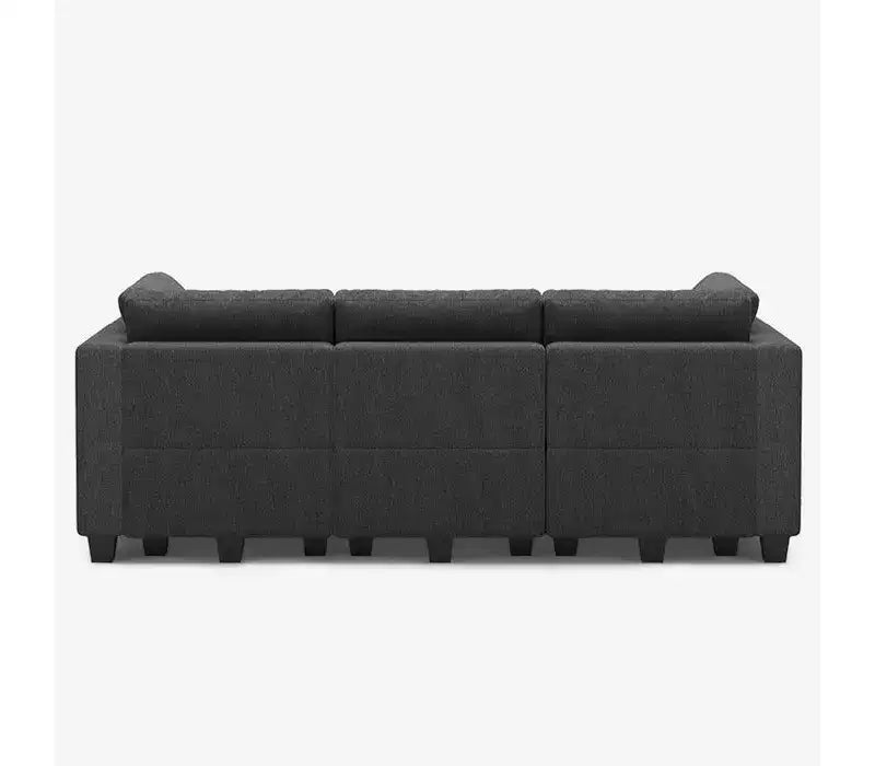 Belffin Modular Weave Sleeper Sofa with Storage Seat (6 Seats + 7 Sides)