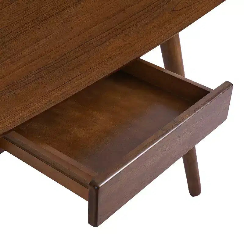 Christopher Knight Home Lombok Versatile Wood Home Office Computer Desk with 1 Drawer, Walnut