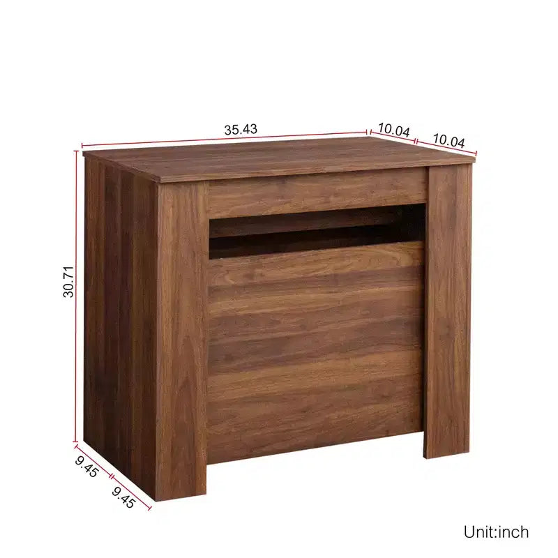 CLIHOME 118.11 Large Multi-functional Extendable Console Table, Dining Table for 5-8 Peoples