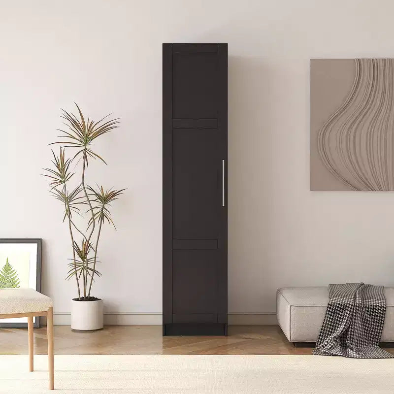 CLIHOME Tall 3-Tier Stackable Wall Mounted Storage Cabinet With Adjustable Shelves