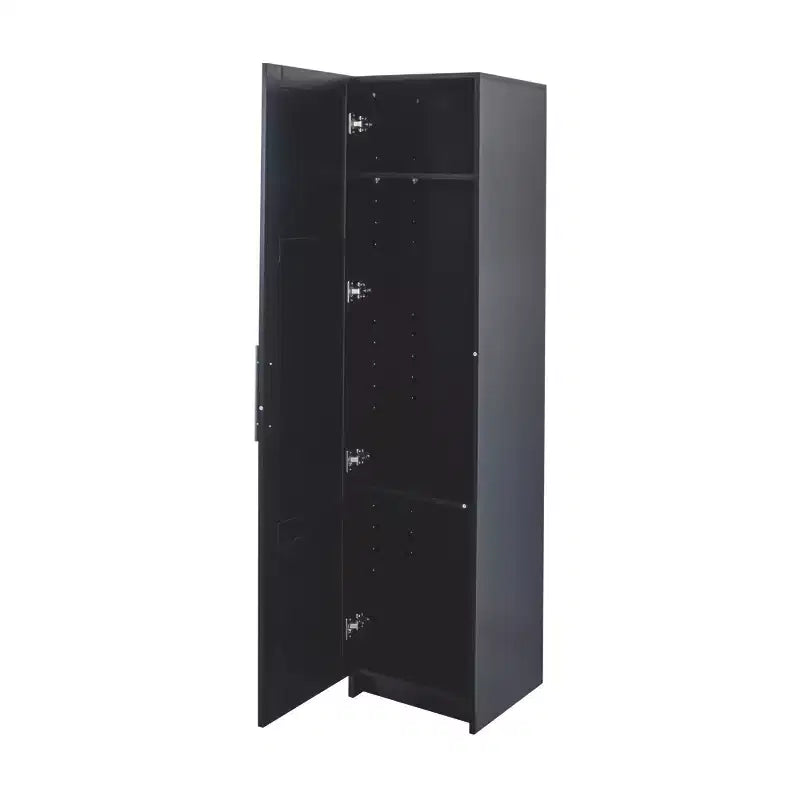 CLIHOME Tall 3-Tier Stackable Wall Mounted Storage Cabinet With Adjustable Shelves