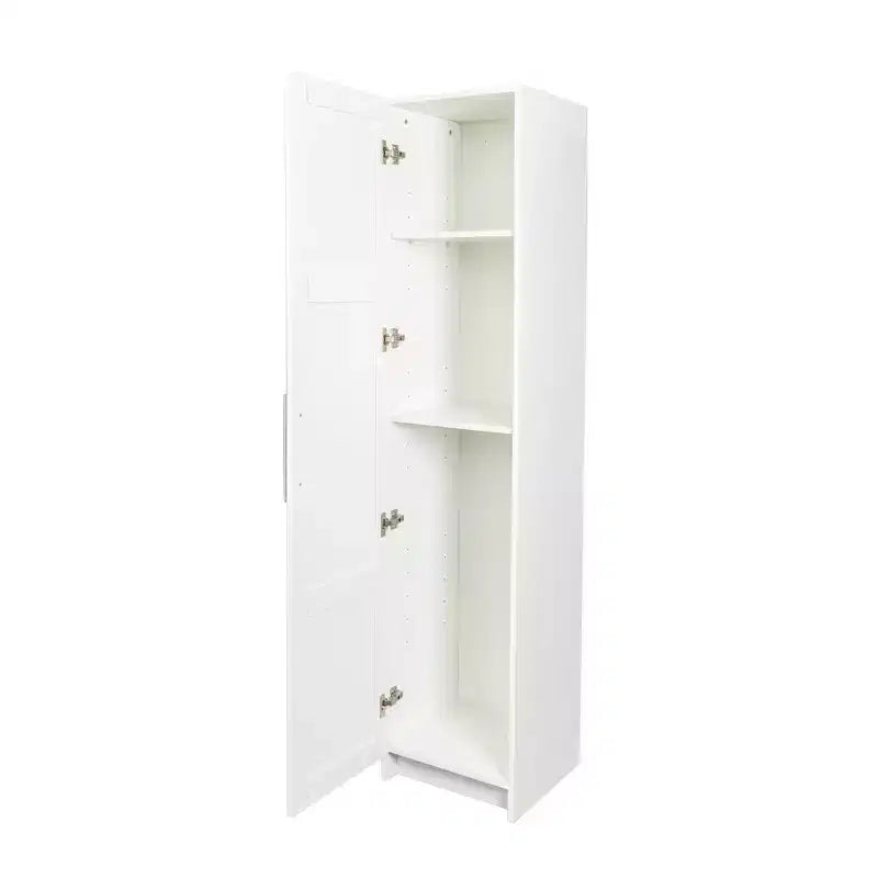 CLIHOME Tall 3-Tier Stackable Wall Mounted Storage Cabinet With Adjustable Shelves
