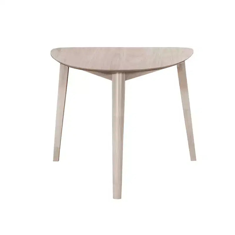 New Classic Furniture,Oscar 3-Piece Wood Dining Set, White Ash