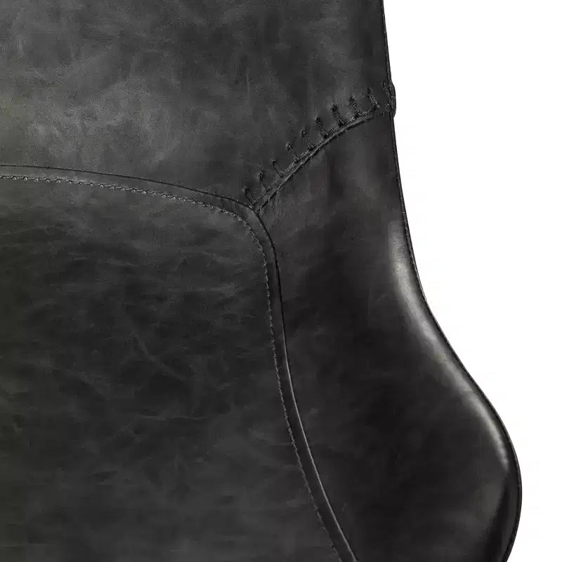 Maven Lane Victor Counter Stool with Faux Leather 26