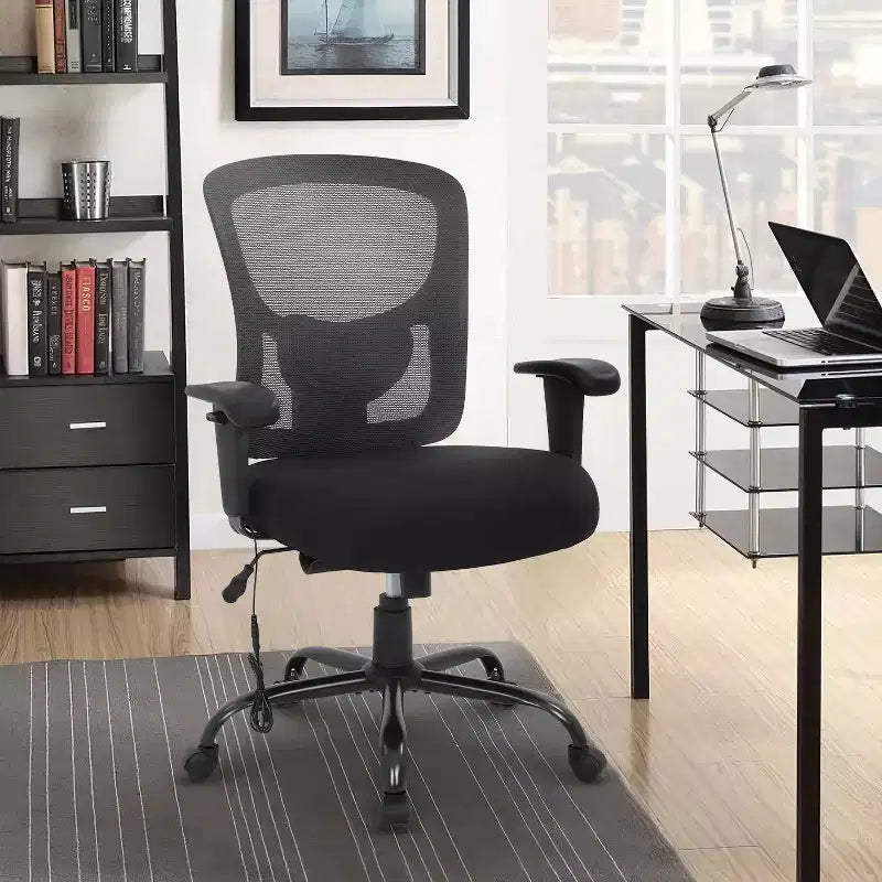 BestMassage Ergonomic Big and Tall Office Chair 400lbs Mesh Desk Chair for Heavy People