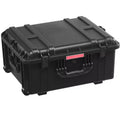 VEVOR Weatherproof Hard Case, Heavy Duty Protective Dry Box Case with Pre-Cut Foam, Wheels & Retractable Pull Handles for Travel, Hunt, Black