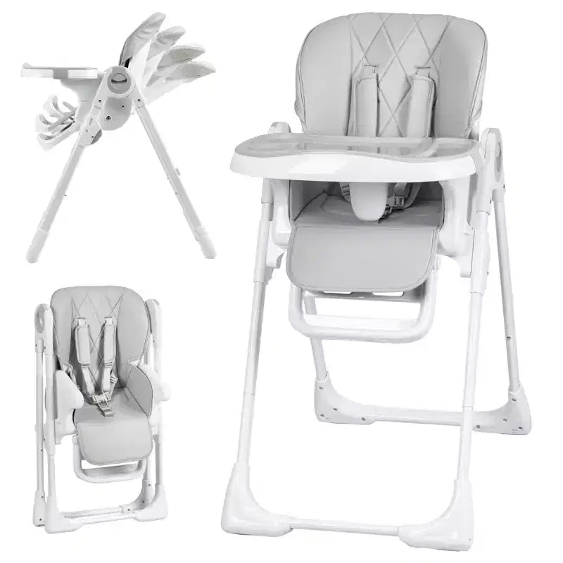 Baby High Chair, Multifunctional Infant Highchairs with Adjustable Height and Recline, Foldable High Chair for Babies & Toddlers, High Chair