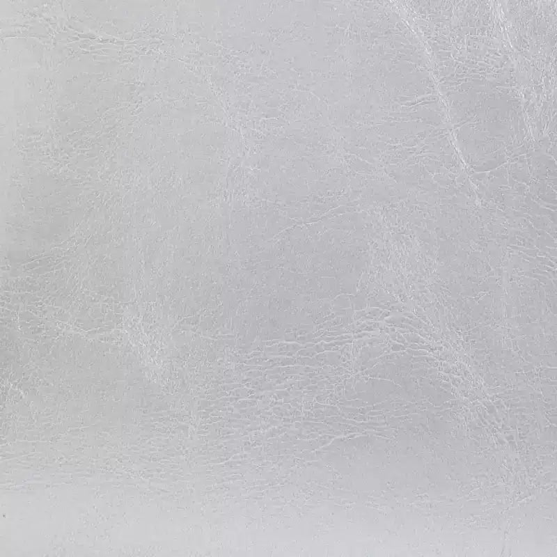 vidaXL Tub Chair with Footstool - Silver Faux Leather Design - Ideal for Living Room, Bedroom, or Office