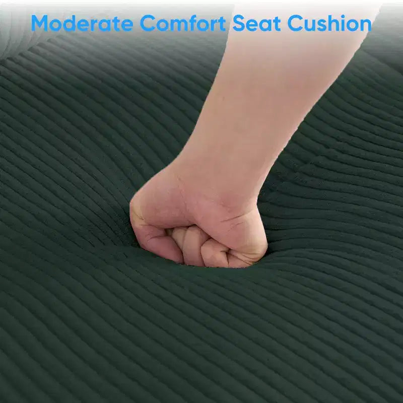 Mjkone Corduroy U-Shape Modular Convertible Sectional Sofa Couch,Upholstered 4-Seater Sofa with Movable Ottoman
