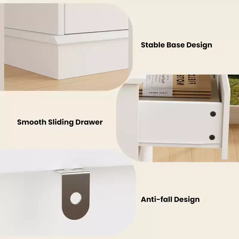 8 Drawer Dressers for Bedroom, Chest of Drawers with Deep Drawers, Large Double Dresser for Closet with Wide Top, Horizontal Wooden Dresser for Living