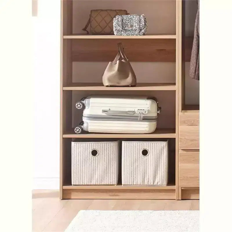 HomeStock Prosper Freestanding Walk in Wood Closet System