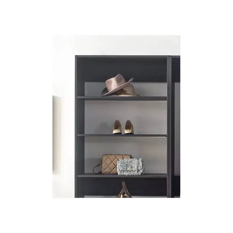 HomeStock Prosper Freestanding Walk in Wood Closet System