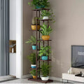 8 Tier Plant Stand Indoor, Tiered Plant Stand, Metal Plant Shelf for Patio Gardens Bedroom Corner Iiving Room Balcony