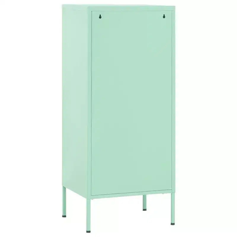 vidaXL Storage Cabinet Navy Blue Steel Medium Adjustable Feet - Mint