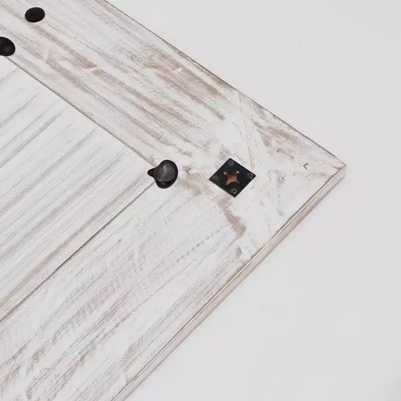 GDFStudio Cheryl Retro 72 Solid Wood Handcarved Rectangle Full Length Mirror