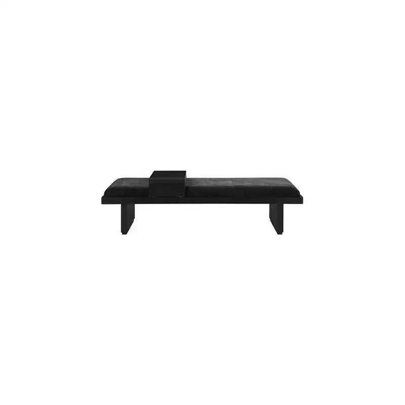 Meridian Furniture,Arlington Chenille Fabric Bench