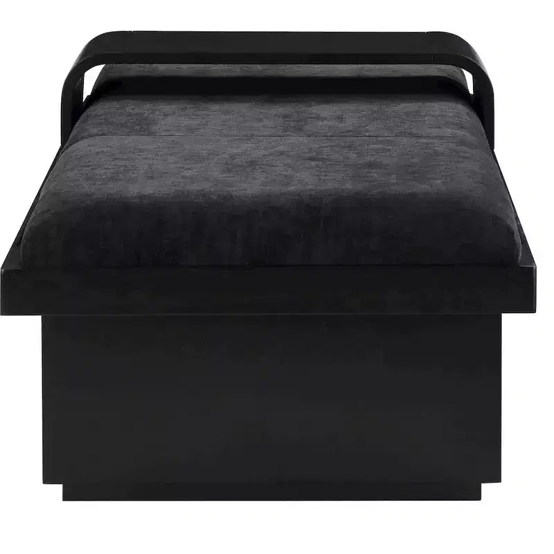Meridian Furniture,Arlington Chenille Fabric Bench